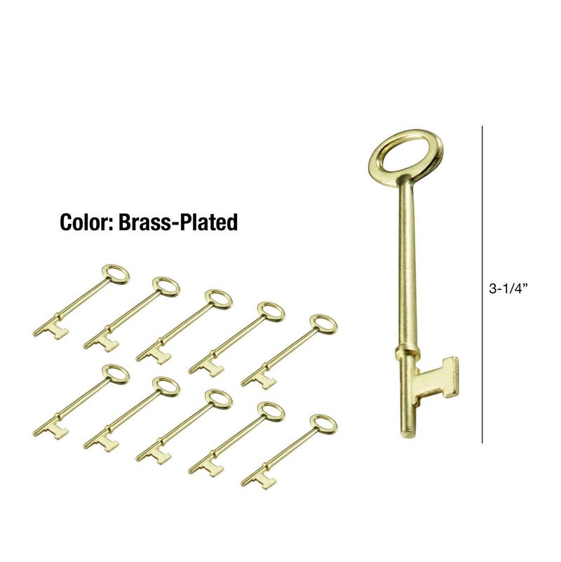 Lucky Line Skeleton Key, 10 Pack Flat Tip - Image 5